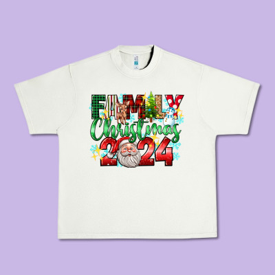 Family Christmas 2024 Urban Heavy Tee Designed By Texasbilliewilder