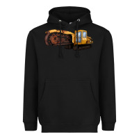 Black Thencher Chain Heavyweight Hoodie - LillyAllenDesigns