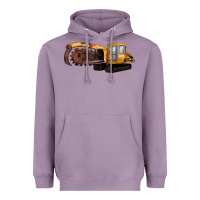 Lavender Thencher Chain Heavyweight Hoodie - LillyAllenDesigns