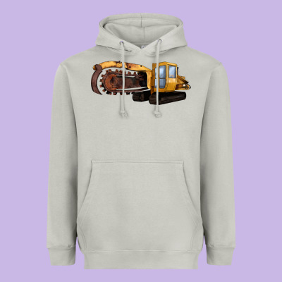 Thencher Chain Heavyweight Hoodie Designed By Lillyallendesigns