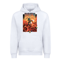 White doom 1993 poster pc fps Urban Hoodie - lanVoArt