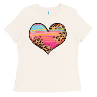 Bone valentine s day colorful heart Ladies Tee - LillyAllenDesigns