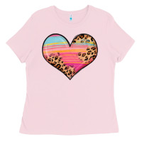 Valentine S Day Colorful Heart Ladies Tee | Teevron