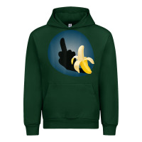 Forest Green Dirty Joke Halloween Costume Joke Middle Finger Banana Urban Hoodie - lanVoArt