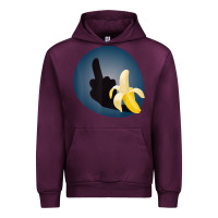 Mauve Wine Dirty Joke Halloween Costume Joke Middle Finger Banana Urban Hoodie - lanVoArt