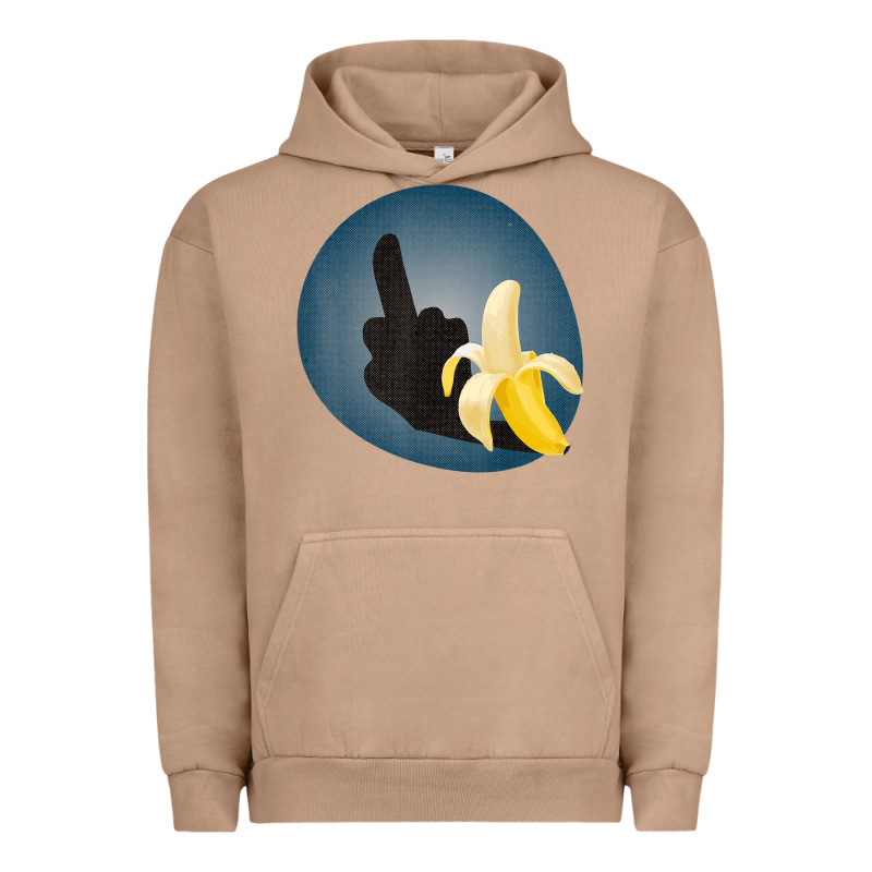 Dirty Joke Halloween Costume Joke Middle Finger Banana Urban Hoodie by lanVoArt | Teevron