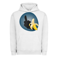 Pigment Lunar Rock Dirty Joke Halloween Costume Joke Middle Finger Banana Urban Hoodie - lanVoArt