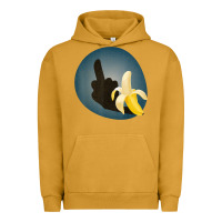 Pigment Peanut Butter Dirty Joke Halloween Costume Joke Middle Finger Banana Urban Hoodie - lanVoArt