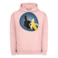 Pigment Salmon Dirty Joke Halloween Costume Joke Middle Finger Banana Urban Hoodie - lanVoArt