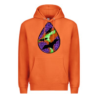 Carrot halloween bat  teardrop Premium Hoodie - BundleAndBundleShop