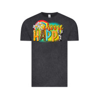 Vintage Black Choose happy Vintage Tee - NancyCooperArtShop
