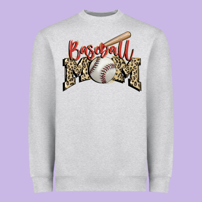 Baseball Mom Heavyweight Sweatshirt Designed By Fadigitalartstudio