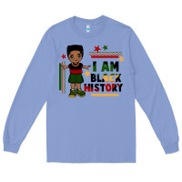 I Am Black History Black Boy  Juneteenth Long Sleeve Tee | Teevron