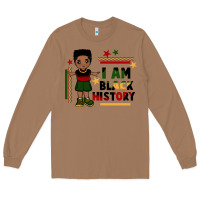Toasted Coconut i am black history black boy  juneteenth Long Sleeve Tee - CowGirlArtShop