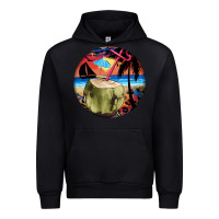 Black coconut drink colorful leopard Urban Hoodie - BarkalooDesign