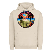 Pigment French Oak coconut drink colorful leopard Urban Hoodie - BarkalooDesign