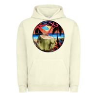 Pigment Pistachio coconut drink colorful leopard Urban Hoodie - BarkalooDesign