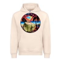 Sandshell coconut drink colorful leopard Urban Hoodie - BarkalooDesign