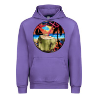 Tulip coconut drink colorful leopard Urban Hoodie - BarkalooDesign