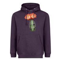 Plum King Cup Cactus Heavyweight Hoodie - LillyAllenDesigns