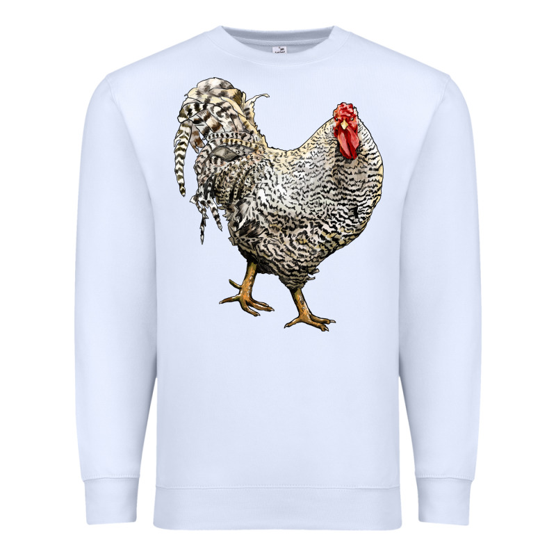 Dominique Rooster Premium Sweatshirt by LillyAllenDesigns | Teevron