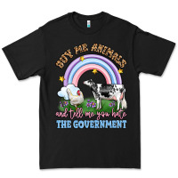Black buy me animals and tell me you hate the government Premium Tee - LillyAllenDesigns