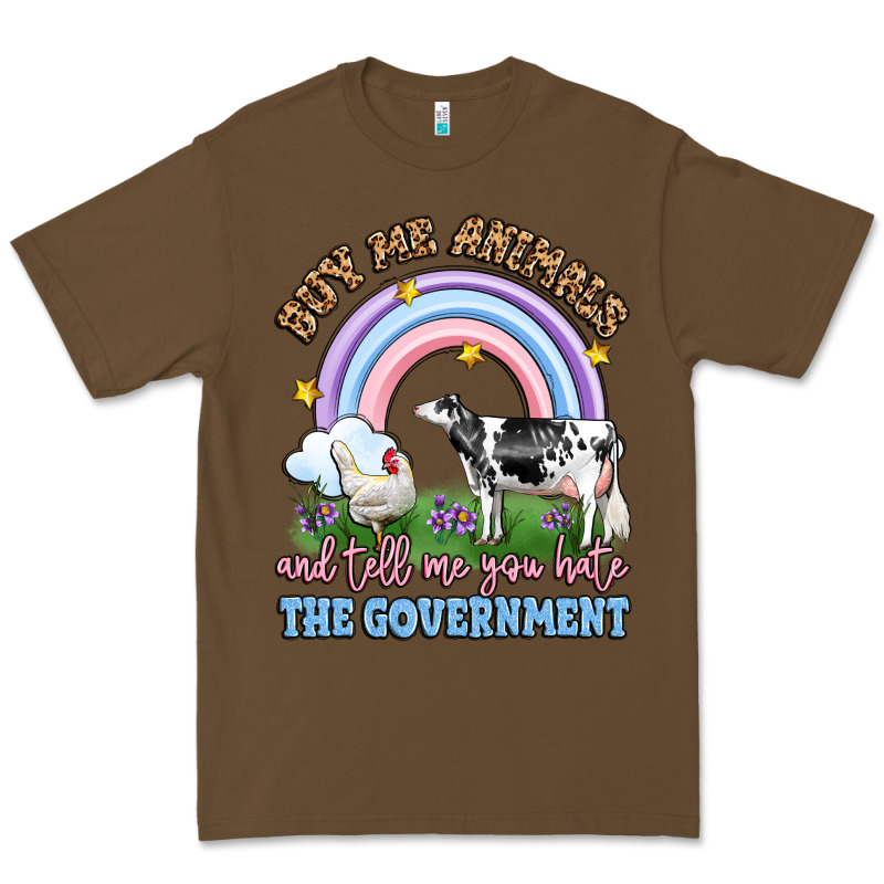 Buy Me Animals And Tell Me You Hate The Government Premium Tee by LillyAllenDesigns | Teevron