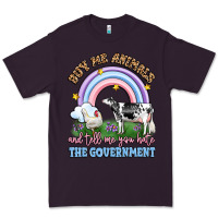 Plum buy me animals and tell me you hate the government Premium Tee - LillyAllenDesigns