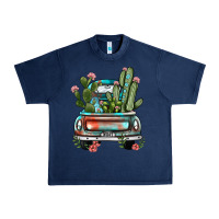 Navy farm truck, Urban Heavy Tee - JahusDesignShop