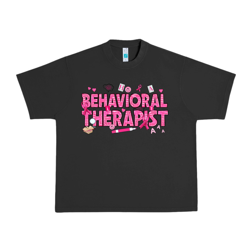 Breast Cancer Behavioral Therapist Urban Heavy Tee by texasbilliewilder | Teevron