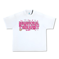 White Breast Cancer behavioral therapist Urban Heavy Tee - texasbilliewilder