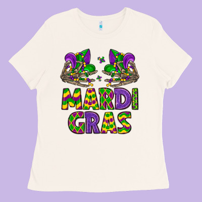 Mardi Gras Ladies Tee Designed By Lillyallendesigns