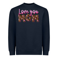 Navy Love you mom Mother's Day Heavyweight Sweatshirt - FaDigitalArtStudio