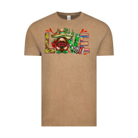 Vintage Coffee Mexico love with gnome Vintage Tee - NancyCooperArtShop