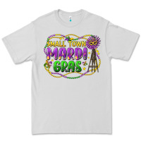Dove Grey small town mardi gras Premium Tee - LillyAllenDesigns