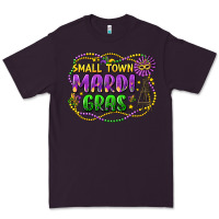 Plum small town mardi gras Premium Tee - LillyAllenDesigns