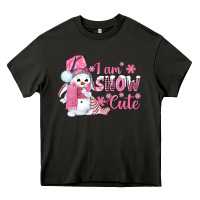 Asphalt i am snow cute pink bbs Heavy Core Tee - BundleAndBundleShop