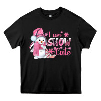 Black i am snow cute pink bbs Heavy Core Tee - BundleAndBundleShop