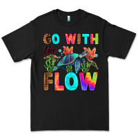 Black go with the flow Premium Tee - RanaPortraitStore