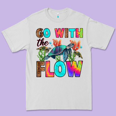 Go With The Flow Premium Tee Designed By Ranaportraitstore