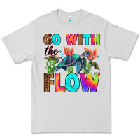 Dove Grey go with the flow Premium Tee - RanaPortraitStore