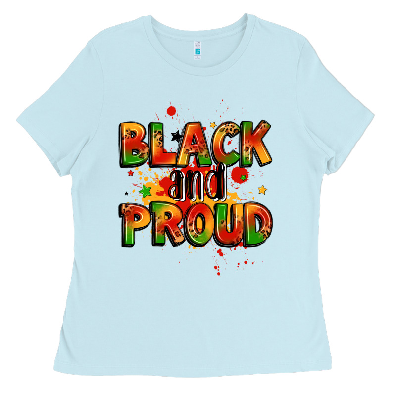 Black And Proud Ladies Tee by LillyAllenDesigns | Teevron