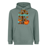 Sage thankful cross Heavyweight Hoodie - RacoonDesign