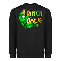 Black I pinch back with crab st. patricks day Heavyweight Sweatshirt - FaDigitalArtStudio