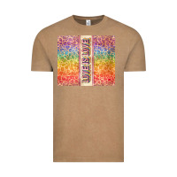 Vintage Coffee Love is love Pride LGBTQ+ Vintage Tee - NancyCooperArtShop