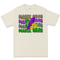 Bone mardi gras with fleur de lis Premium Tee - LillyAllenDesigns