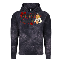 Cloud Black the hell i wont with sassy pinup cowgirl Vintage Hoodie - texasbilliewilder