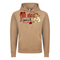 Vintage Coffee the hell i wont with sassy pinup cowgirl Vintage Hoodie - texasbilliewilder