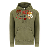Vintage Olive the hell i wont with sassy pinup cowgirl Vintage Hoodie - texasbilliewilder
