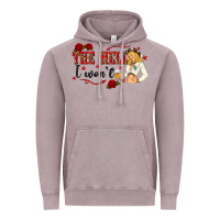 Vintage Zinc the hell i wont with sassy pinup cowgirl Vintage Hoodie - texasbilliewilder